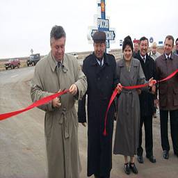 Завершение строительства дороги "Астрахань - Атырау"