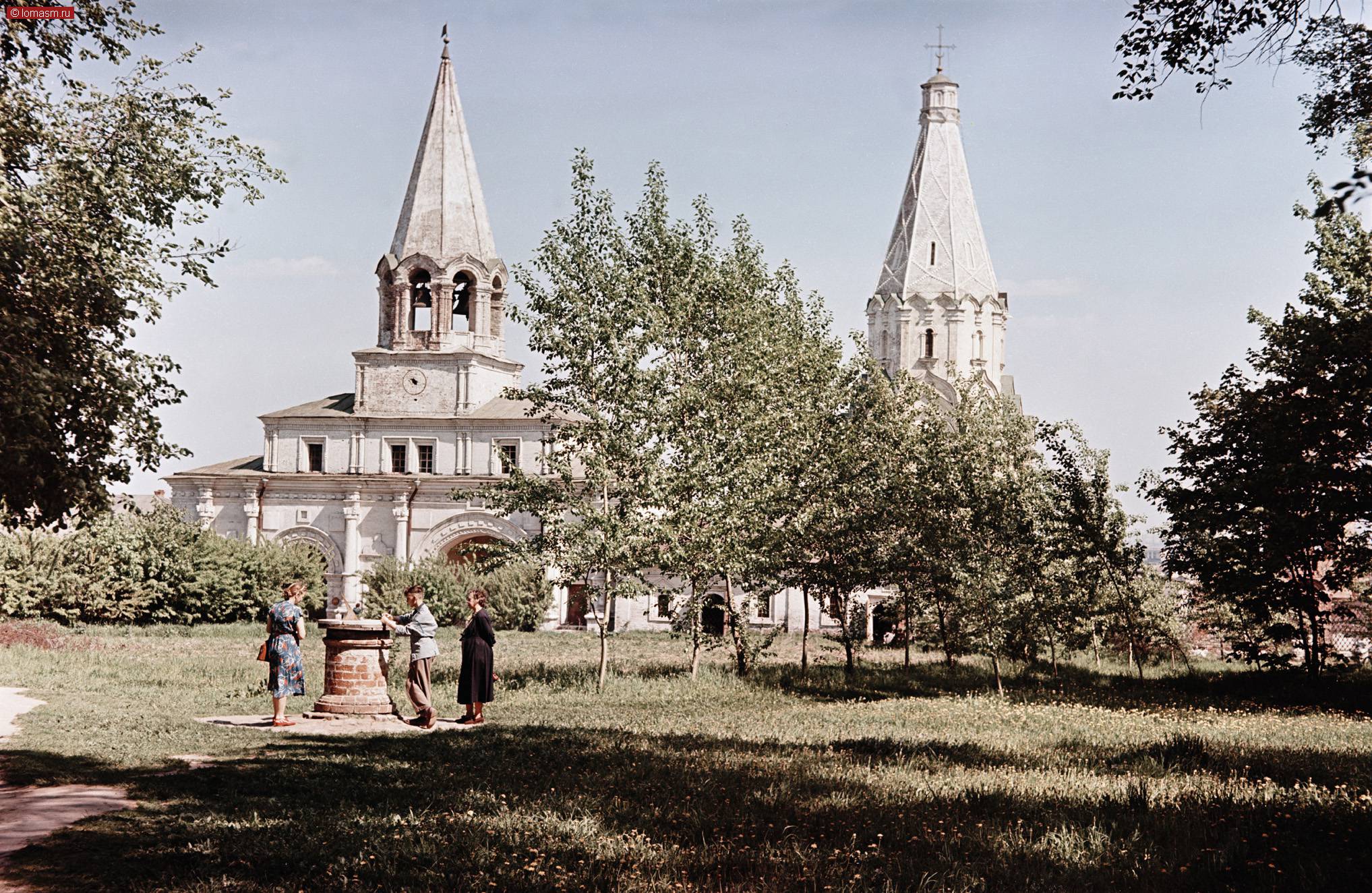 Коломенское село в Москве 1950