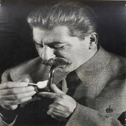Портрет Сталина. М.В. Альперт, 1930-е.