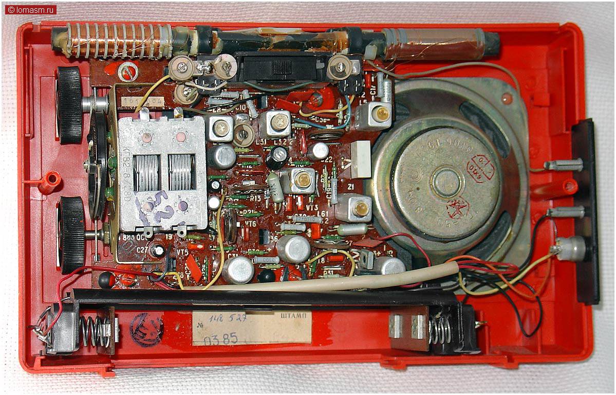 Радиоприемник октябрь схема