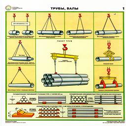 плакат трубы валы
