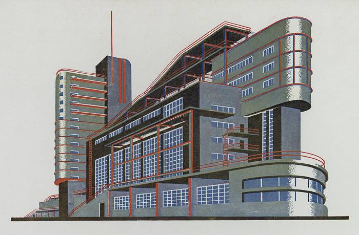 101 архитектурная миниатюра. Якова Чернихова.