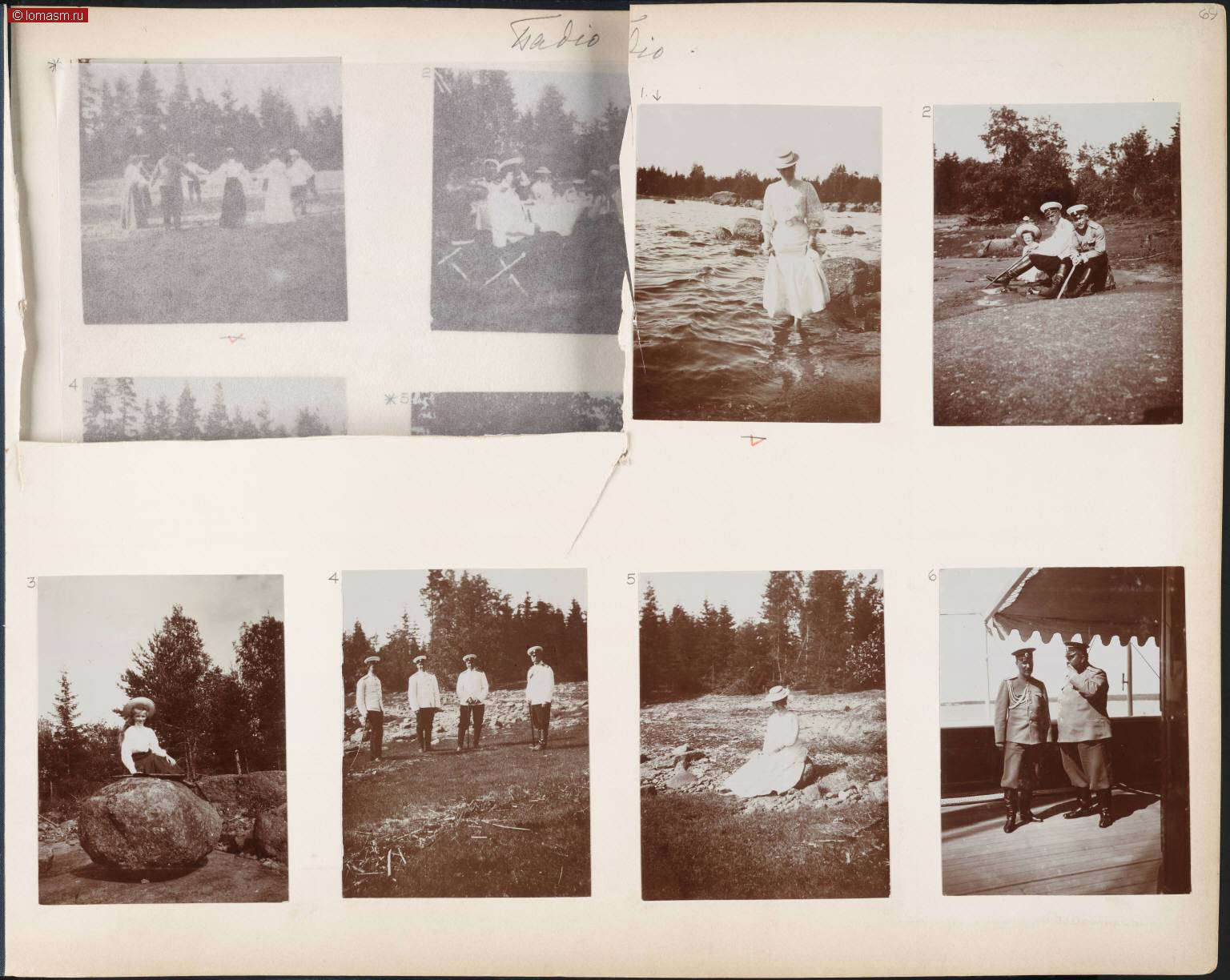 Фотографии семьи Романовых- Семейные фотоальбомы Анны Вырубовой- Альбом 4